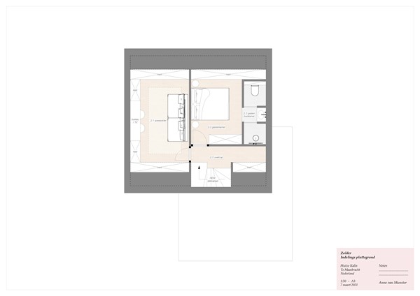 Floorplan - Sint Gertrudisstraat 21, 6051 BR Maasbracht